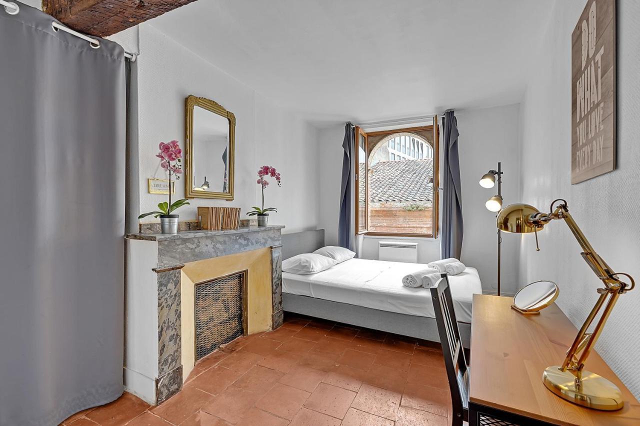 Le Regans - Charmant Appartement En Tomette Toulouse Eksteriør bilde